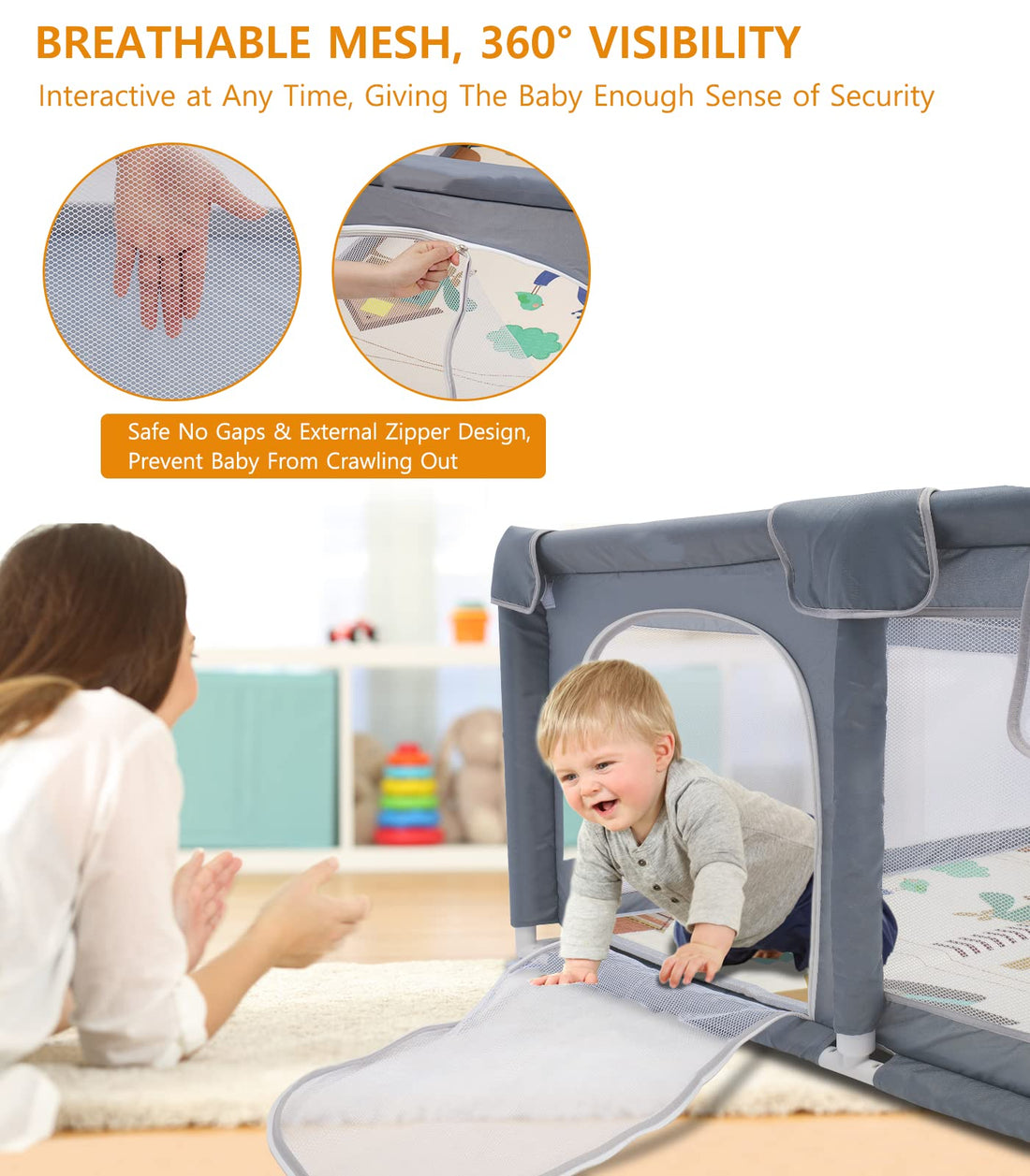 Playpens can promote the development of autonomy and independence in babies
