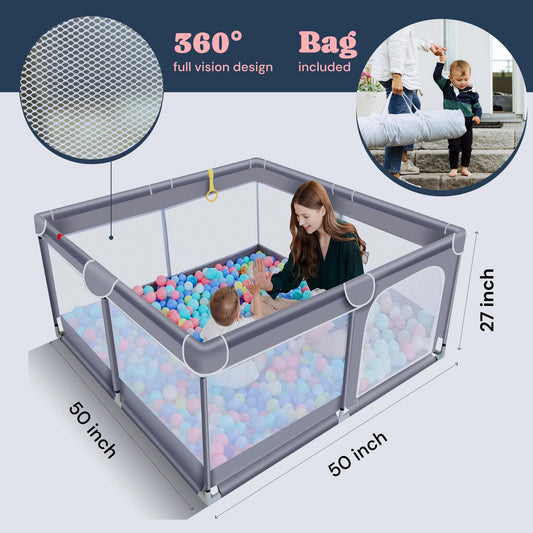 Portable baby playpen is a good helper when taking your baby out