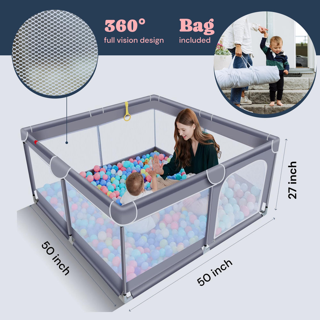 Should the playpen and crawling mat be purchased together?