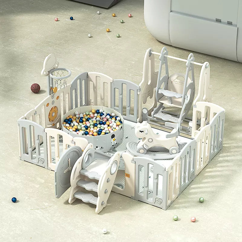 Large Baby Playpen with Toys Kit Toddler Game Fence