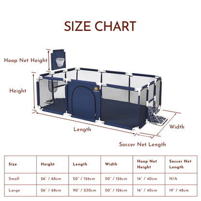 Portable foldable large baby playpen in unlimited sizes and colors