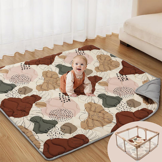 Baby Play Mat Extra Thicker & Large Baby Mat for Floor Soft Cushioning Foam Play Mats