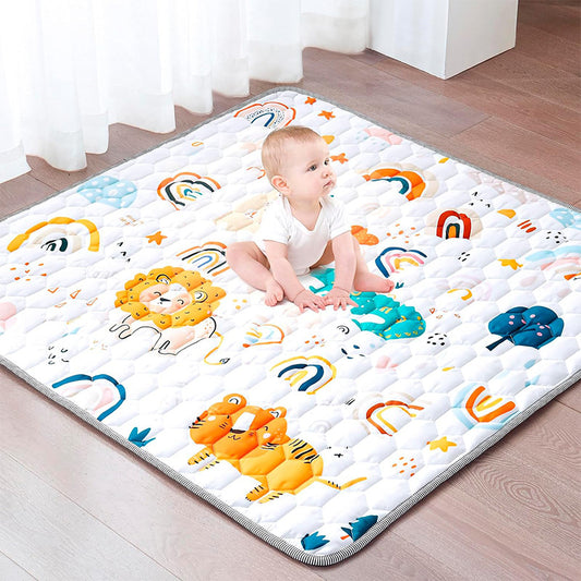 High quality cotton baby play mat non-slip crawling mat