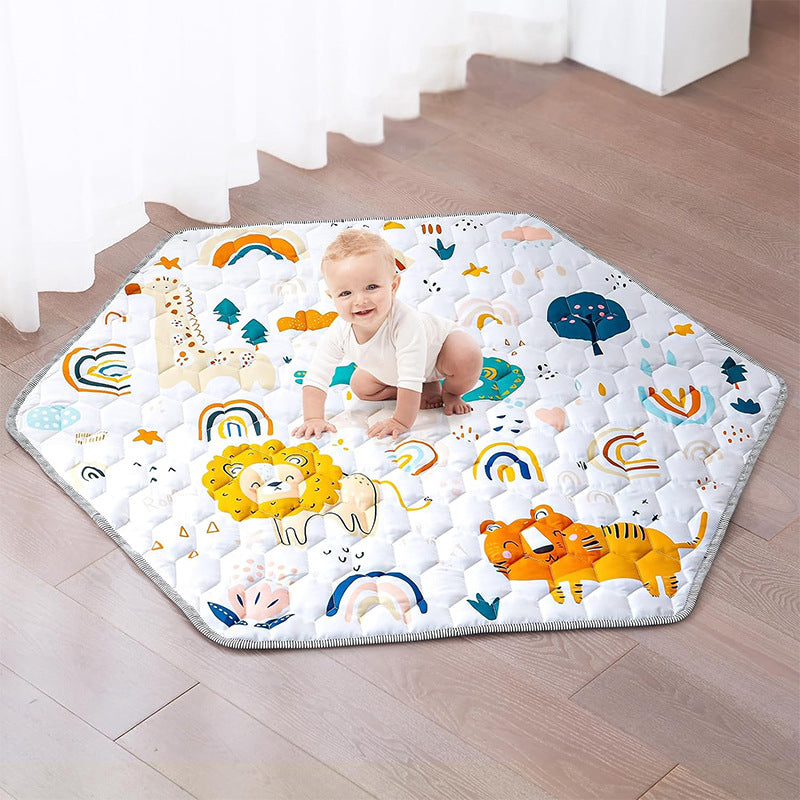 High quality cotton baby play mat non-slip crawling mat