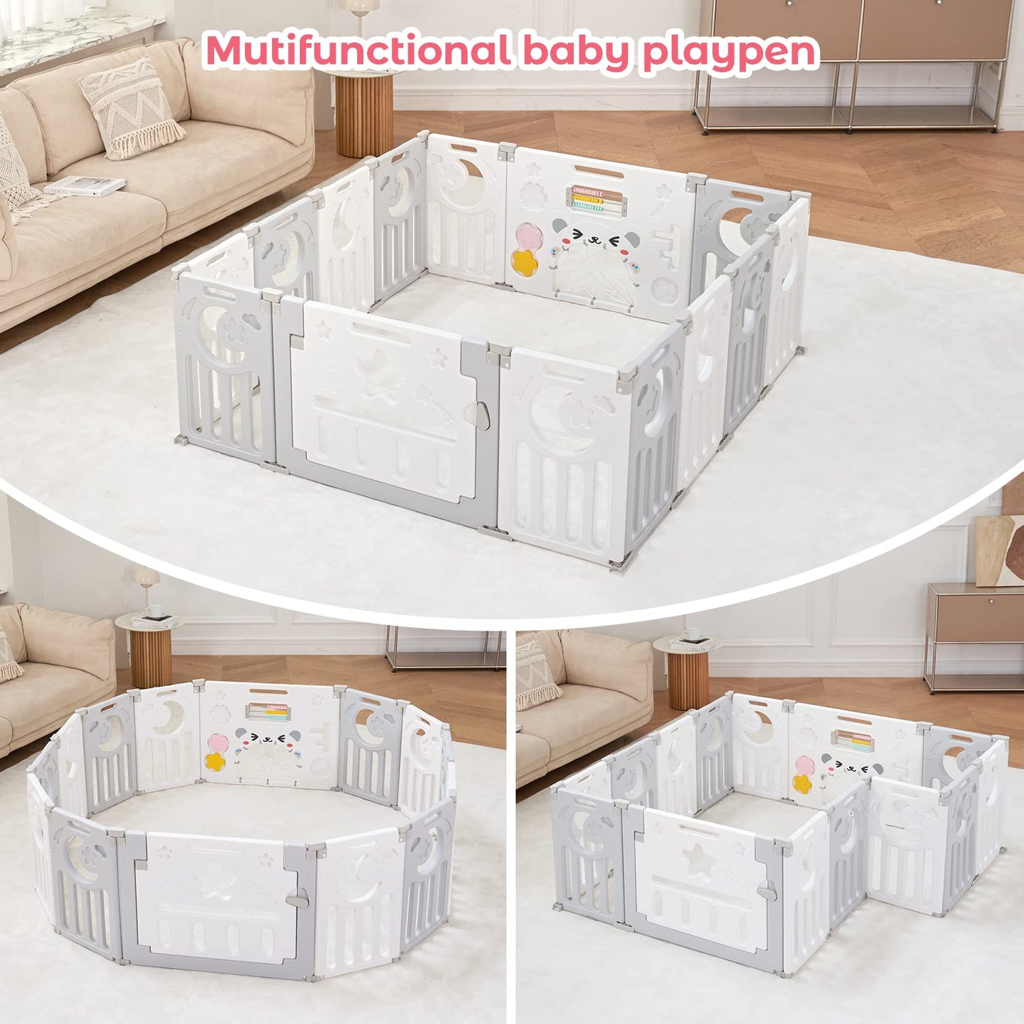 Foldable Playpen for Infants and Toddlers